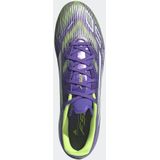 adidas F50 LEAGUE - Voetbalschoenen - Purple Rush / Cloud White / Lucid Lemon - Voor Kinderen