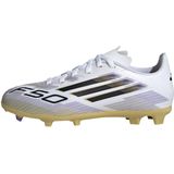 adidas F50 League Voetbalschoenen - Wit Zwart Goud - Synthetisch