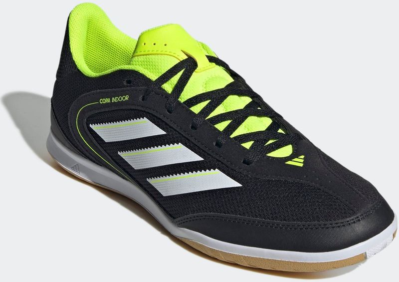 adidas - COPA INDOOR COURT CLUB - Indoor Voetbalschoenen - Core Zwart/Ftwr Wit/Lucid Citroen