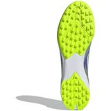 adidas Uniseks-Kind F50 LEAGUE Laceless Turf Football Boots Kids, Purple Rush/Cloud White/Lucid Lemon, 28 EU