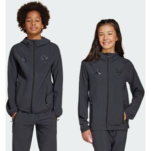 ADIDAS PERFORMANCE - Arsenal Tiro 25 - Sportjas - Antraciet - Gerecycled Materiaal, Ventilatiefunctie, Ritszakken