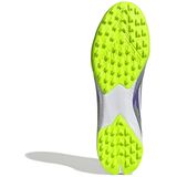 adidas Uniseks-Volwassen F50 LEAGUE Turf Football Boots, Purple Rush/Cloud White/Lucid Lemon, 46 2/3 EU