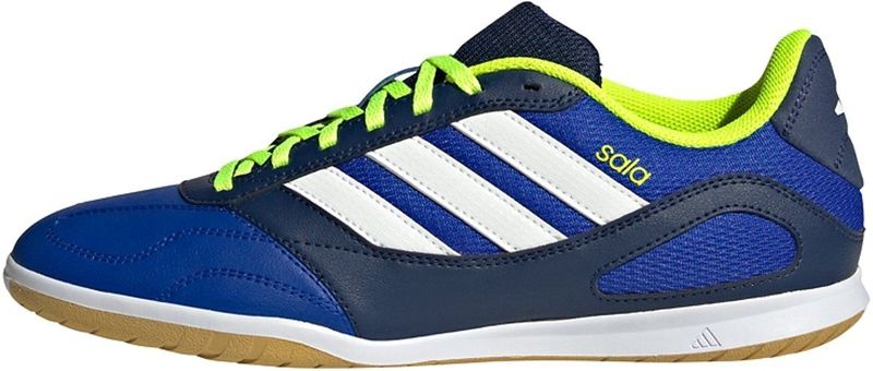 adidas - Super Sala III - Zaalvoetbalschoenen - Blauw Donkerblauw Wit Neongeel
