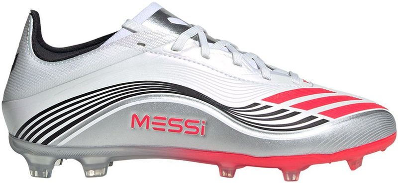 adidas - F50 Messi Elite - Voetbalschoenen - Wit Zilver Rood - FG Kids