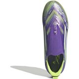 adidas Uniseks-Kind F50 LEAGUE Laceless Firm Ground Football Boots Kids, Purple Rush/Cloud White/Lucid Lemon, 30 1/2 EU