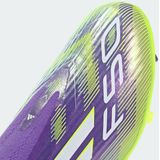 adidas Uniseks-Kind F50 LEAGUE Laceless Firm Ground Football Boots Kids, Purple Rush/Cloud White/Lucid Lemon, 30 1/2 EU