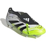adidas Predator Elite FT - IJzeren-Nop Voetbalschoenen - Wit Zwart Neongeel