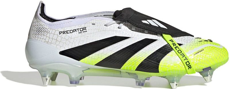 adidas Predator Elite FT - IJzeren-Nop Voetbalschoenen - Wit Zwart Neongeel