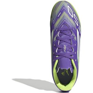adidas - F50 Club - Voetbalschoenen - Paars Wit Neongeel - Synthetisch