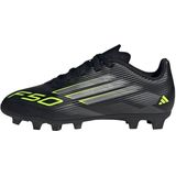 adidas Uniseks-Kind F50 CLUB Firm Ground/Multi Ground Football Boots Kids, Purple Rush/Cloud White/Lucid Lemon, 34 EU