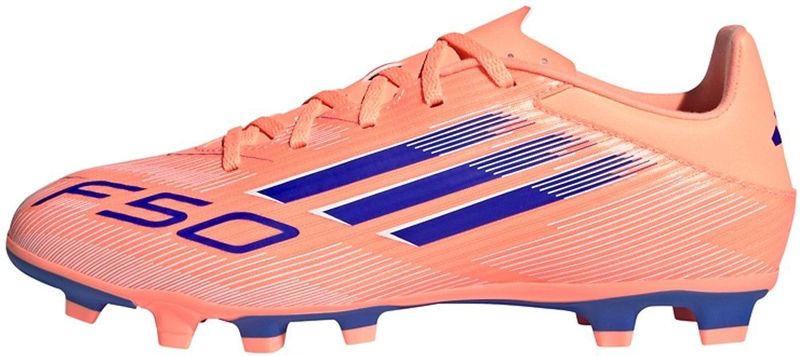 adidas F50 Club - Gras / Kunstgras Voetbalschoenen - Oranje Blauw Wit