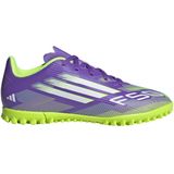 adidas Uniseks-Kind F50 CLUB Turf Football Boots Kids, Purple Rush/Cloud White/Lucid Lemon, 36 EU