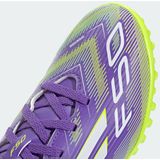 adidas Uniseks-Kind F50 CLUB Turf Football Boots Kids, Purple Rush/Cloud White/Lucid Lemon, 36 EU
