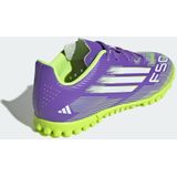 adidas Uniseks-Kind F50 CLUB Turf Football Boots Kids, Purple Rush/Cloud White/Lucid Lemon, 36 EU