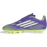 adidas Uniseks-Kind F50 CLUB hook and loop Firm Ground/Multi Ground Football Boots Kids, purple rush/ftwr white/lucid lemon, 31 EU