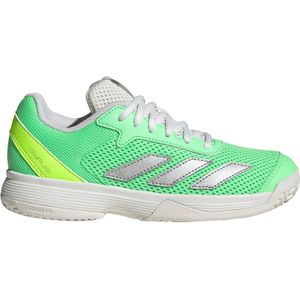 Adidas Courtflash Schoenen - Wit - Mesh - Kinderen - Gerecycled