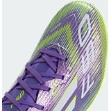adidas F50 LEAGUE - Voetbalschoenen - Purple Rush / Cloud White / Lucid Lemon