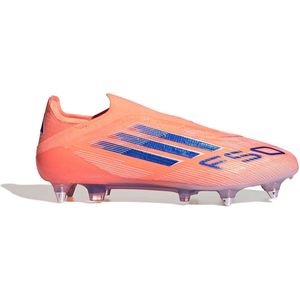 adidas - F50 Elite - Veterloze Voetbalschoenen - Oranje Blauw Wit - IJzeren Noppen