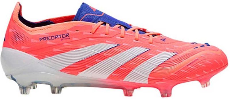 adidas Predator Elite - Gras Voetbalschoenen - Oranje Wit Blauw