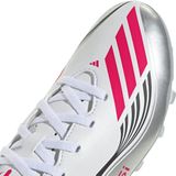 adidas - F50 MESSI CLUB - Voetbalschoenen - ftwr white/lucid red/silver - 35 1/2 EU