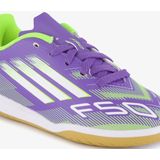 adidas Uniseks-Kind F50 CLUB Indoor Football Boots Kids, Purple Rush/Cloud White/Lucid Lemon, 30 EU
