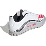 adidas Uniseks-Kind F50 MESSI CLUB Turf Football Boots Kids, ftwr white/lucid red/silver met., 36 EU