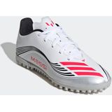 adidas Uniseks-Kind F50 MESSI CLUB Turf Football Boots Kids, ftwr white/lucid red/silver met., 36 EU
