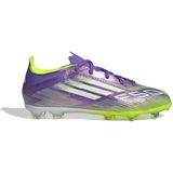 adidas F50 Elite - Gras Voetbalschoenen - Paars Wit Neongeel - Kids