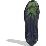 adidas F50 Elite - Gras Voetbalschoenen - Zwart Zilver Neongeel - Kids