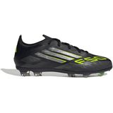 adidas F50 Elite - Gras Voetbalschoenen - Zwart Zilver Neongeel - Kids