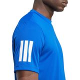 Adidas - Club 3-Stripes - Sportshirt - Blauw - Wit