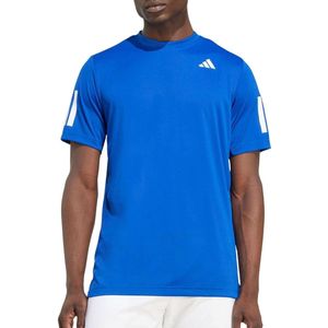 Adidas - Club 3-Stripes - Sportshirt - Blauw - Wit