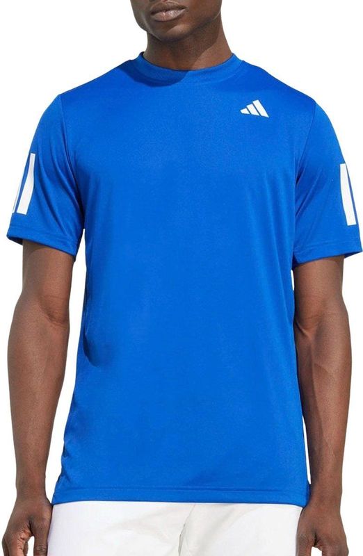 Adidas - Club 3-Stripes - Sportshirt - Blauw - Wit