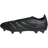 adidas Predator League - Veterloze Gras / Kunstgras Voetbalschoenen - Zwart Donkergrijs Neongeel