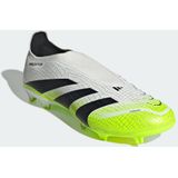 adidas Predator League - Veterloze Voetbalschoenen - Wit Zwart Neongeel - Geschikt voor Gras en Kunstgras