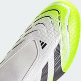 adidas Predator League - Veterloze Voetbalschoenen - Wit Zwart Neongeel - Geschikt voor Gras en Kunstgras