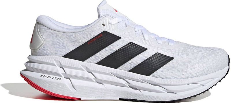 Adidas - Adistar 4 - Hardloopschoenen - Gedempt - Normale Pasvorm - Vetersluiting