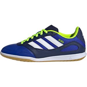 adidas - Super Sala III - Zaalvoetbalschoenen - Blauw Donkerblauw Wit Neongeel - Synthetisch