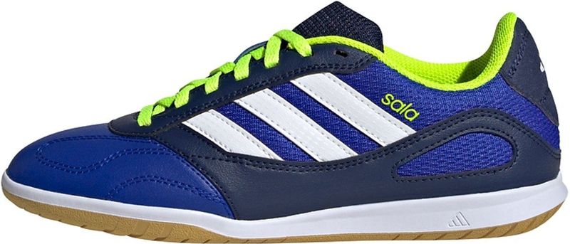 adidas - Super Sala III - Zaalvoetbalschoenen - Blauw Donkerblauw Wit Neongeel - Synthetisch