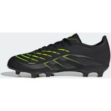 adidas Uniseks-Kind PREDATOR LEAGUE Firm Ground/Multi Ground Football Boots Kids, Core Black/Carbon/Lucid Lemon, 38 2/3 EU