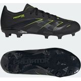 adidas Uniseks-Kind PREDATOR LEAGUE Firm Ground/Multi Ground Football Boots Kids, Core Black/Carbon/Lucid Lemon, 38 2/3 EU