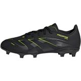 adidas Uniseks-Kind PREDATOR LEAGUE Firm Ground/Multi Ground Football Boots Kids, Core Black/Carbon/Lucid Lemon, 31 1/2 EU