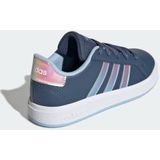 adidas Uniseks-Kind Grand Court Lifestyle Lace Tennis Shoes, Preloved Ink/Cloud White/Clear Sky, 29 EU