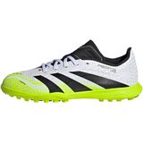 adidas Uniseks-Kind PREDATOR LEAGUE Turf Football Boots Kids, Cloud White/Core Black/Lucid Lemon, 31 1/2 EU