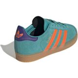 ADIDAS ORIGINALS - Gazelle - Sneakers - Turquoise - Donkerblauw - Goud - Oranje