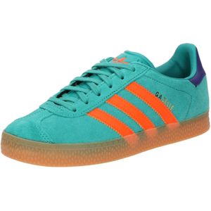 ADIDAS ORIGINALS - Gazelle - Sneakers - Turquoise - Donkerblauw - Goud - Oranje