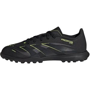 adidas Uniseks-Kind PREDATOR LEAGUE Turf Football Boots Kids, Core Black/Carbon/Lucid Lemon, 36 EU