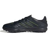 adidas - COPA PURE III LEAGUE - Turf Voetbalschoenen - Core Black / Dgh Solid Grey / Lucid Lemon