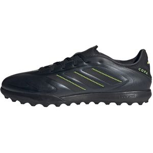 adidas - COPA PURE III LEAGUE - Turf Voetbalschoenen - Core Black / Dgh Solid Grey / Lucid Lemon