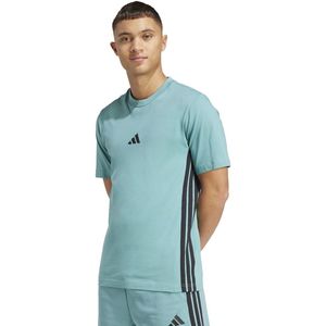 adidas - m 3s sj t - Sport T-shirt - Turquoise - Korte Mouw - Heren